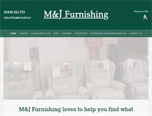 Tablet Screenshot of mjfurnishing.com